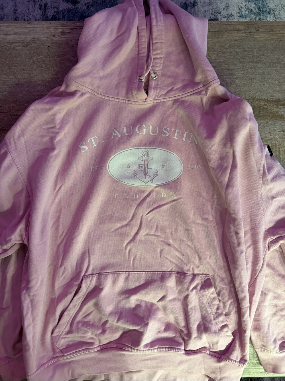 St. Augustine Pink Pullover Hoodie for Kids